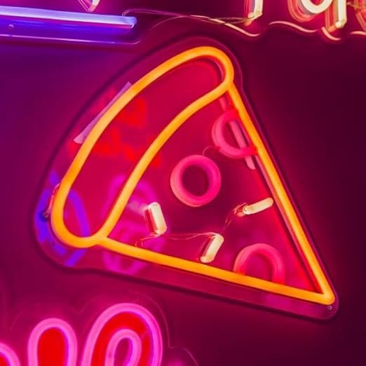 Pizza Me Led Signs - Neon Lights for Bedroom, Neon Wall Signs, Game Room Decor, Party, Bar Neon Decor 8X13