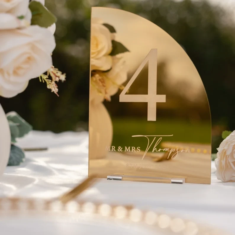 Personalised Wedding Table Numbers With Stands Wedding Sign Acrylic Wedding Table Numbers Seating Chart Table Plan For customization Direct Contact On Whatsaap