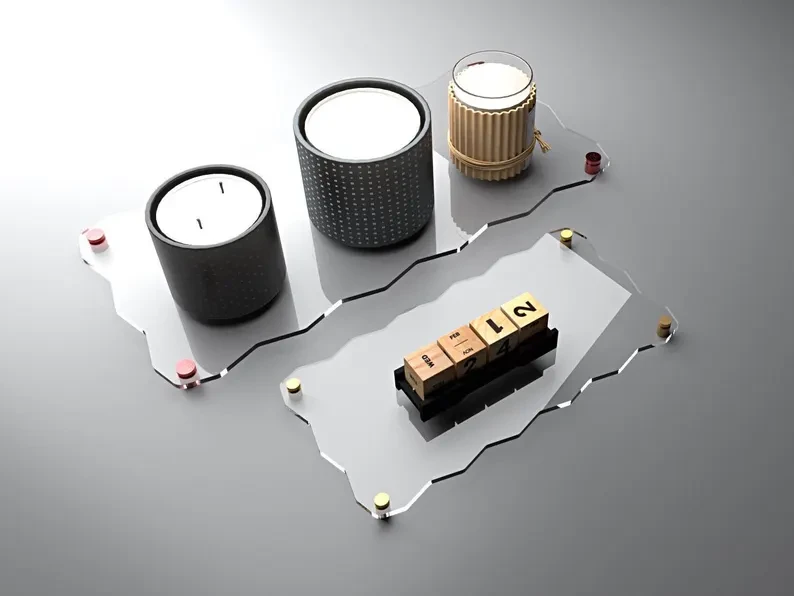 Premium Clear Acrylic Trays - Museum Quality 1/4" thick Clear Acrylic Tray with Standoffs. Home Decor | Gift for Her | Premium Stands